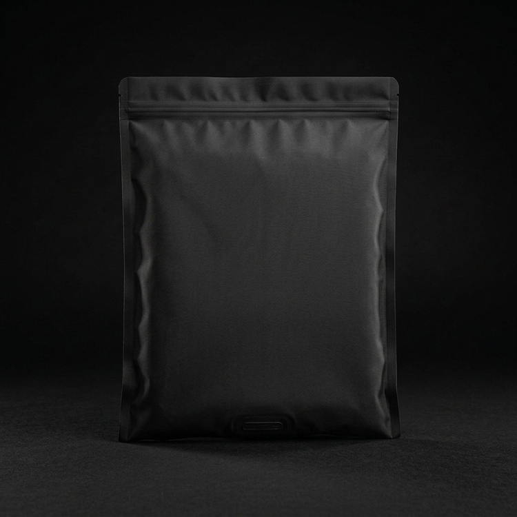 Sac de compression de voyage réutilisable noir